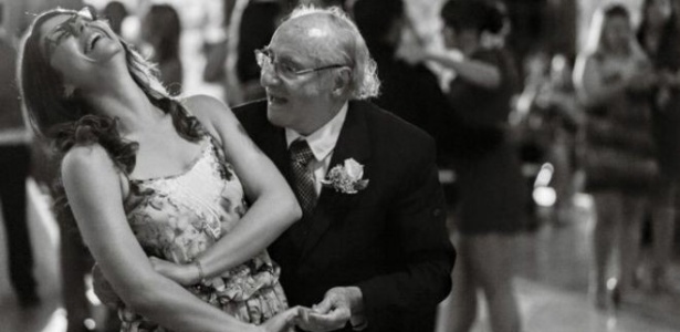 Walter Motta, 78, dança no casamento do neto, em Dallas (EUA) - Arquivo pessoal