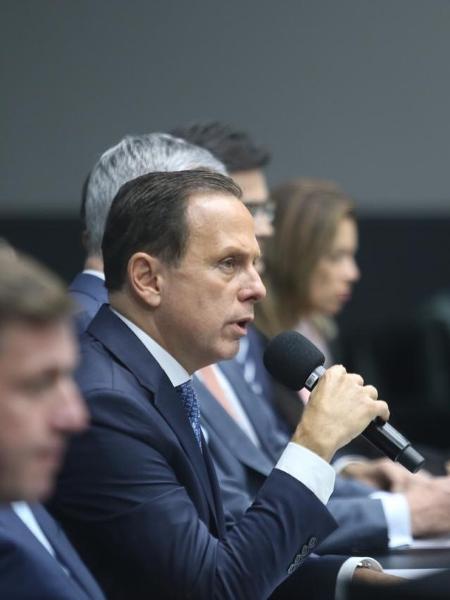 O governador João Doria durante coletiva em São Paulo - Divulgação/Secom/Governo de São Paulo