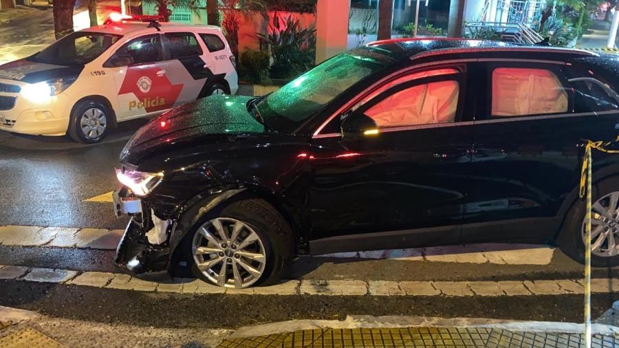 Audi Q3 usada por criminoso para tentar fugir da polícia em São Bernardo (SP) - Divulgação