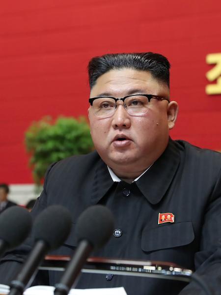 O líder da Coreia do Norte, Kim Jong-un  - AFP/KCNA VIA KNS