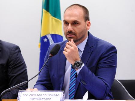 Eduardo Bolsonaro na Câmara dos Deputados - Cleia Viana/Câmara dos Deputados