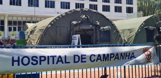 La Marina habilita un hospital de campaña para atender a la población
