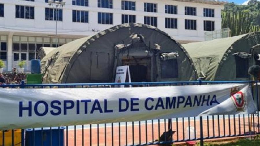 O Hospital de Campanha está sediado no SESI Petrópolis, na rua Bingen, número 130, e funciona das 8h às 18h - Divulgação/Prefeitura de Petrópolis