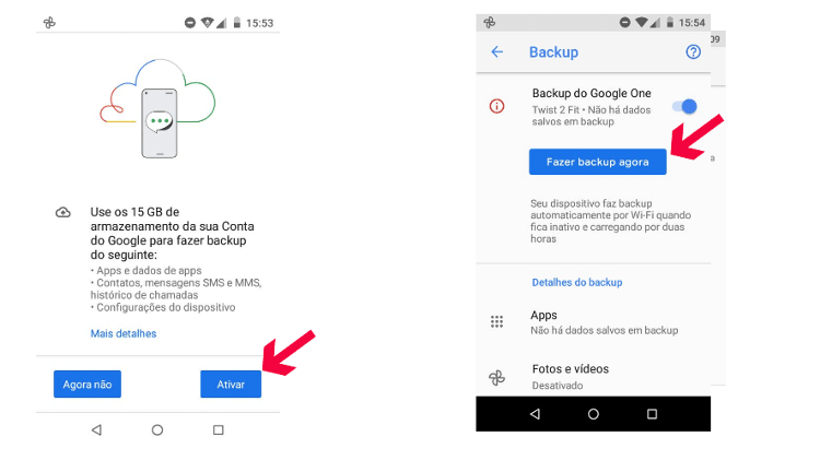 Cómo Transferir Datos de Android a Otro, Paso 2.5 - Reproducción / Google - Reproducción / Google