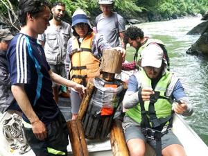 The researchers studied the La Miel - U. Javeriana - U. Javeriana river for three years.