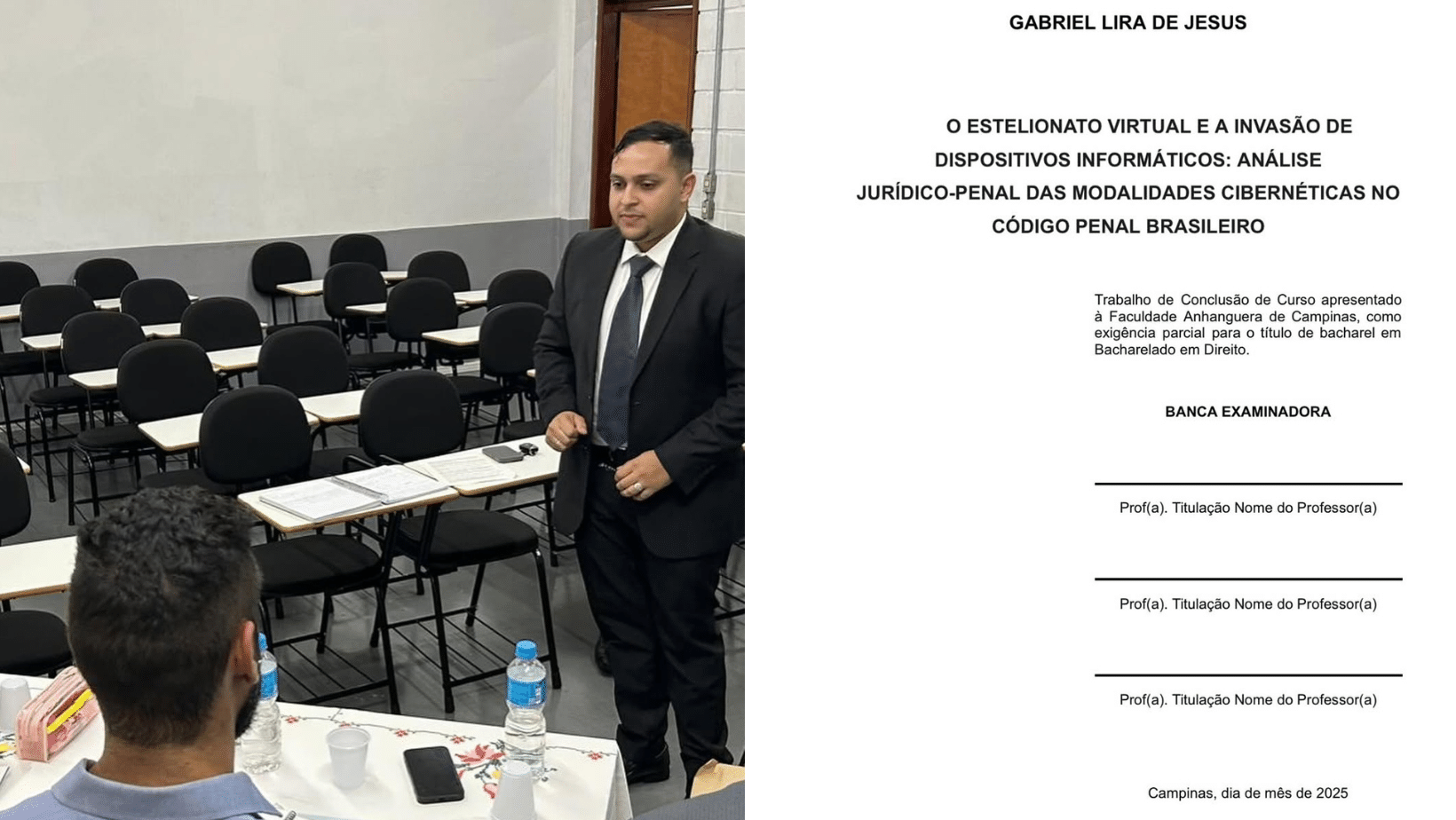 Ex-estagiário do MP-SP, acusado de elo com o PCC, fez TCC sobre estelionato virtual - undefined