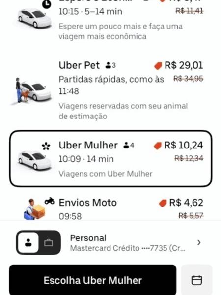 Uber Mulher