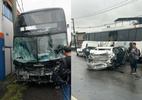 Motorista de ônibus passa mal, causa acidente com 21 veículos e morre no RJ