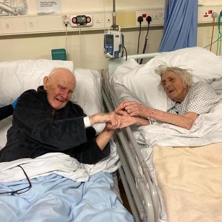 Juntos há 77 anos, idosos se despedem em hospital - Arquivo Pessoal/Barbara Smith