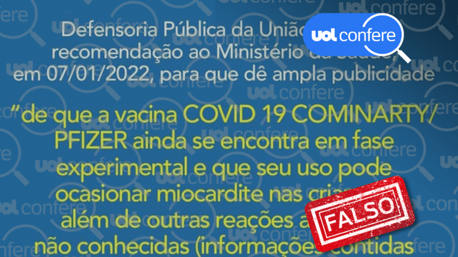 10.jan.2021 - Post traz alegação falsa de que vacina contra a covid da Pfizer é experimental - Reprodução/Instagram Ludmila Lins Grillo