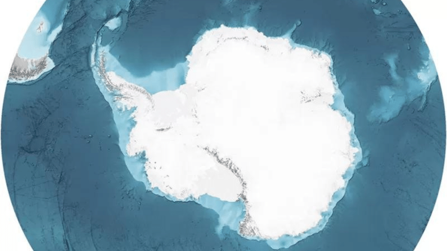 Um novo mapa traça a forma do leito do oceano ao redor da Antártida - IBCSO/AWI/NIPPON FOUNDATION/SEABED2030