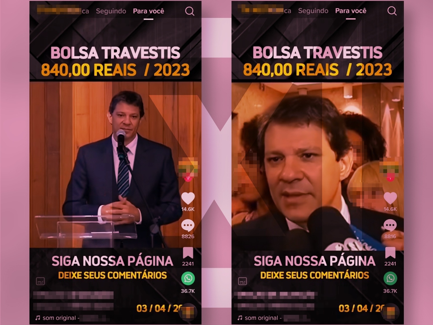 Vídeo de Haddad sobre programa de auxílio a pessoas trans é de 2015