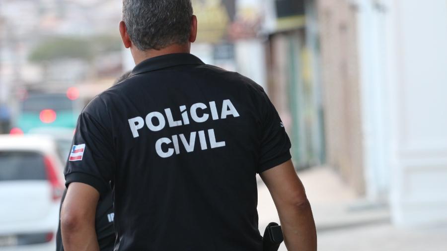 Policial civil da Bahia em serviço