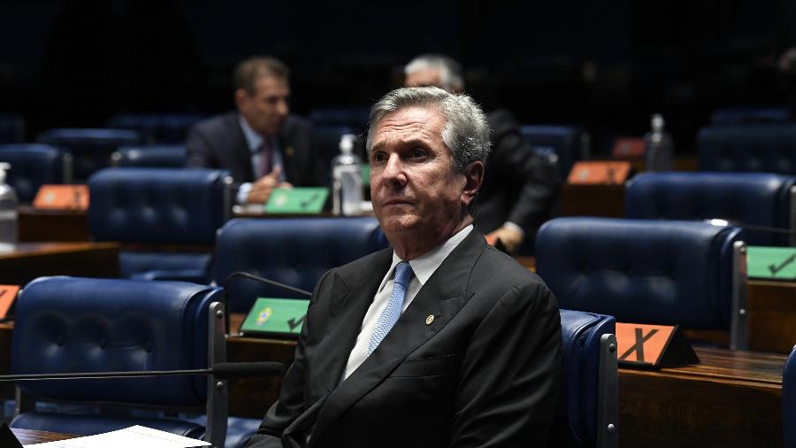 Collor no Senado, em 2022 - Roque de Sá/Agência Senado
