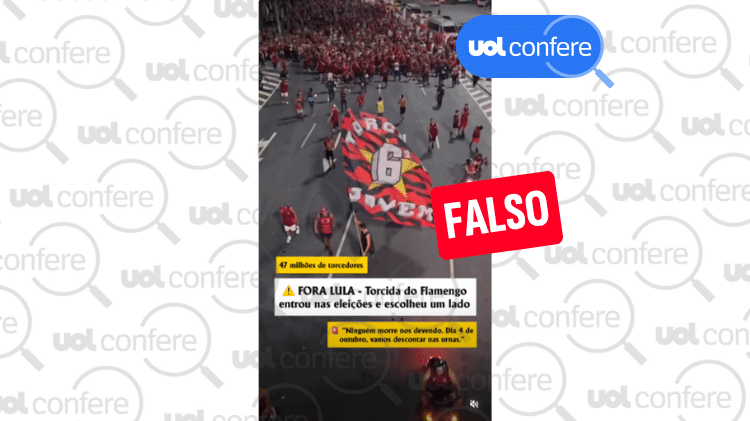 Vídeo mostra torcedores do Flamengo chegando ao Maracanã para jogo da Libertadores, e não protestando contra Lula Vídeo mostra torcedores do Flamengo chegando ao Maracanã para jogo da Libertadores, e não protestando contra Lula