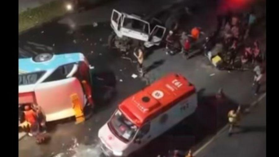 Colisão deixou 26 pessoas feridas em Pernambuco - undefined