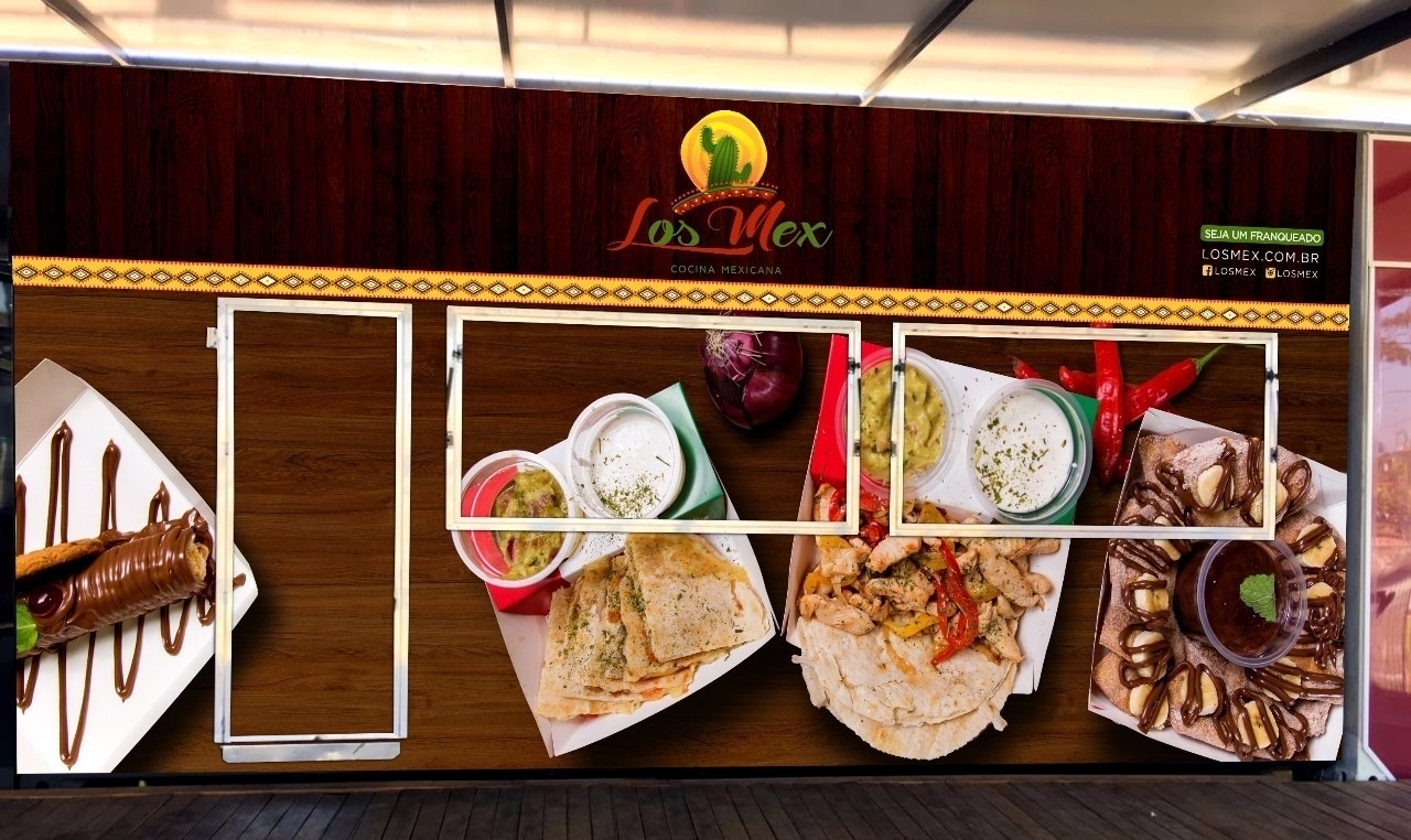 Franquia contêiner Los Mex, comida mexicana - Divulgação