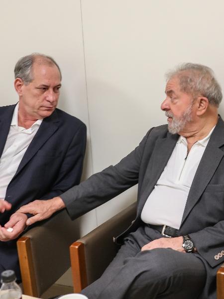 Lula e Ciro Gomes em foto de 2017; para ex-presidente, pedetista erra ao adotar discurso antipetista - Ricardo Stuckert/Instituto Lula
