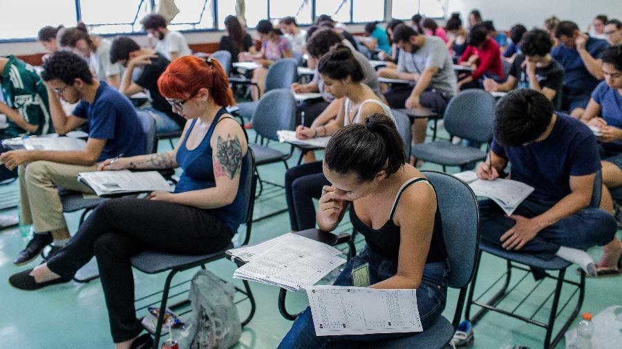 Quase 35 mil candidatos disputam 8.317 vagas para a Universidade de São Paulo (USP) - Eduardo Anizelli/Folhapress