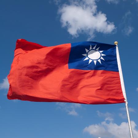 Bandeira de Taiwan - que segue sendo um tema quente para a China - Getty Images