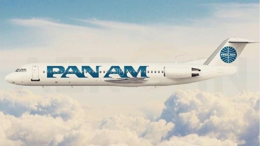 Fokker 100 será usado no Pan Am Experience Brazil - Reprodução/Aeroin