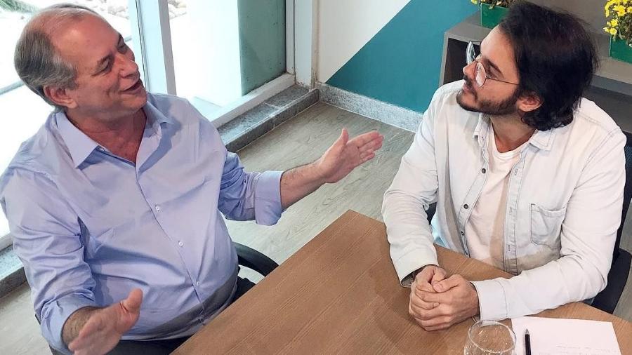 Túlio Gadelha com o então candidato Ciro Gomes, em 2018. O zap entre eles já não é o mesmo - Reprodução/Instagram