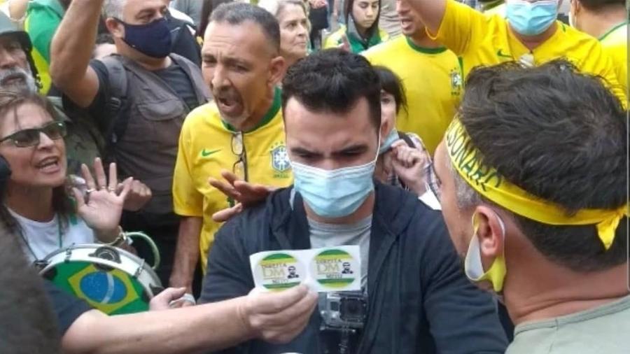 Arthur do Val é xingado por apoiadores de Bolsonaro em SP - Reprodução/Instagram