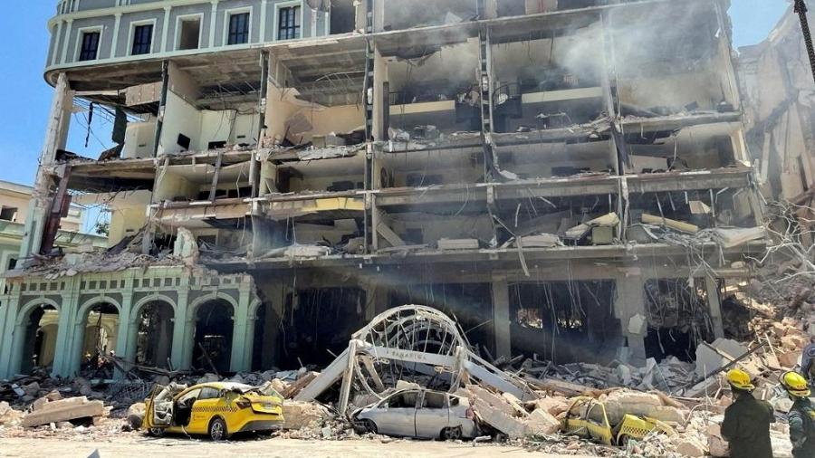 Explosão em hotel de luxo em Cuba deixou dezenas de mortos - REUTERS/Alexandre Meneghini
