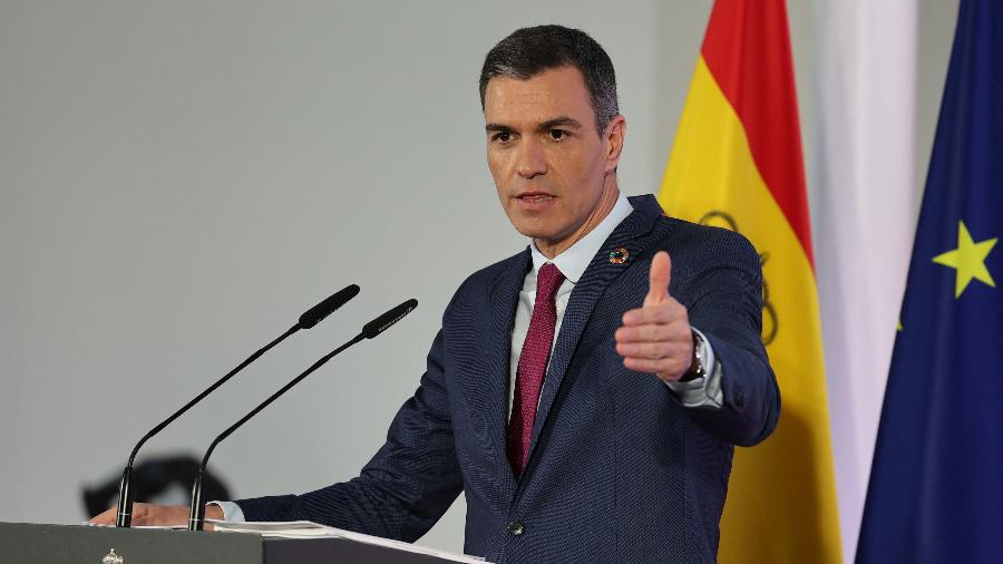 27.dez.2022 - Primeiro-ministro da Espanha