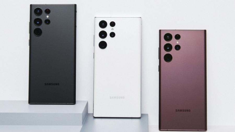 Galaxy S22 Ultra, o top de linha da Samsung, está em promoção na Amazon após o lançamento do modelo S23 Ultra - Divulgação