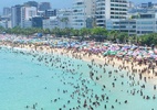 Rio de Janeiro tem domingo de calor intenso e temperatura ultrapassa os 40ºC - Paulo Carneiro/Ato Press/Folhapress