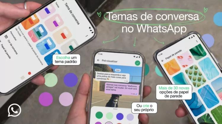 WhatsApp anunciou novidades, incluindo novos temas WhatsApp anunciou novidades, incluindo novos temas