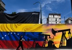Presidente interina da Venezuela, Delcy Rodríguez, em Caracas