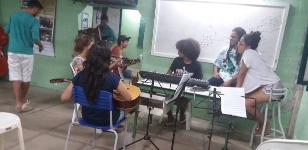 Estudantes em ocupação de escola estadual em Fortaleza - Ocupa Caic/Divulgação