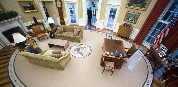 Trump redecora o Salão Oval - Pete Souza/Divulgação/Instagram