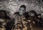 Egito mostra sarcófagos descobertos em necrópole - Khaled Desouki /AFP