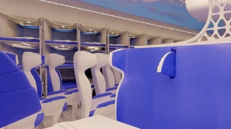 Assentos serão reconfigurados somente após a decolagem do avião - Divulgação