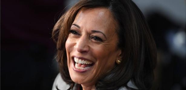 Kamala Harris, senadora pela Califórnia (EUA), foi anunciada pelo candidato democrata à presidência dos Estados Unidos, Joe Biden, como sua companheira de chapa contra Donald Trump