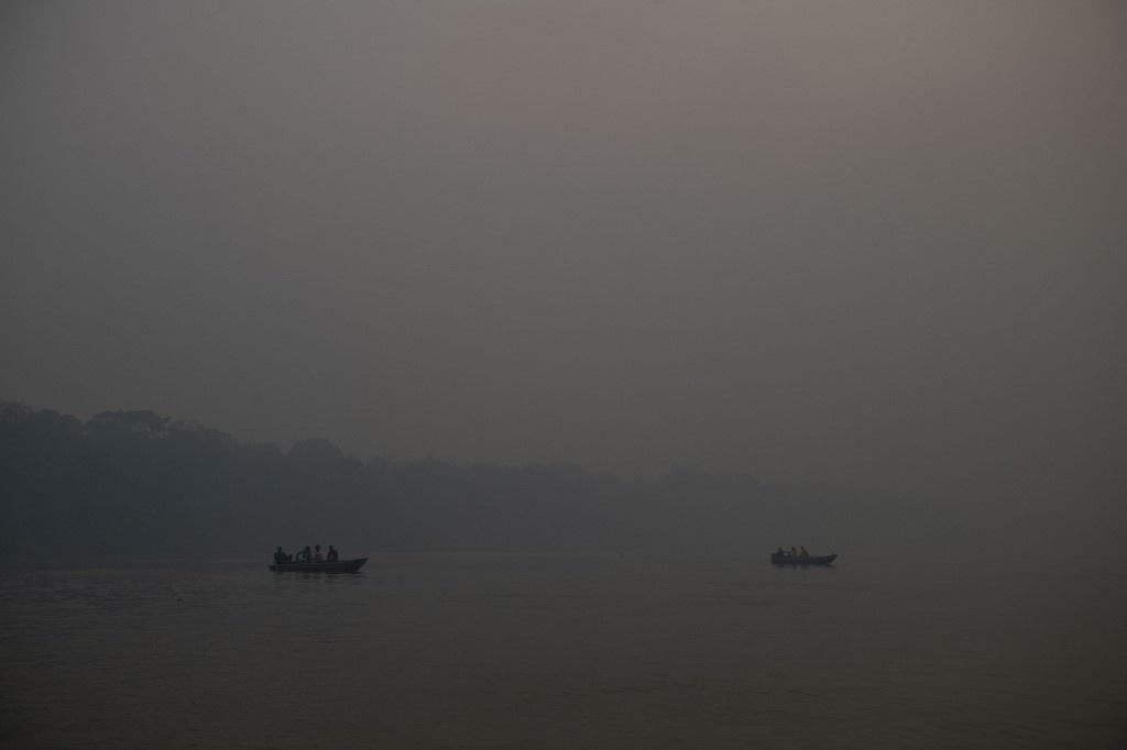 Images show fire in the Pantanal region, devastated by the fires that occurred in September 2020 - Mauro Pimentel / AFP