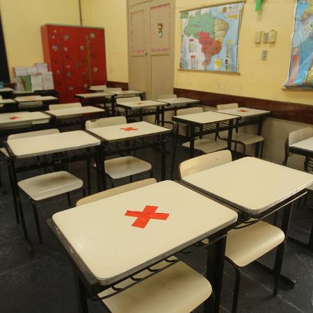 Escola foi pega descumprindo decreto de Florianópolis, que proíbe aulas presenciais até o dia 23 - Estefan Radovicz/Agência O Dia/Estadão Conteúdo