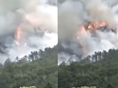 Avião cai na China: Aeronave com 133 passageiros cai e causa incêndio