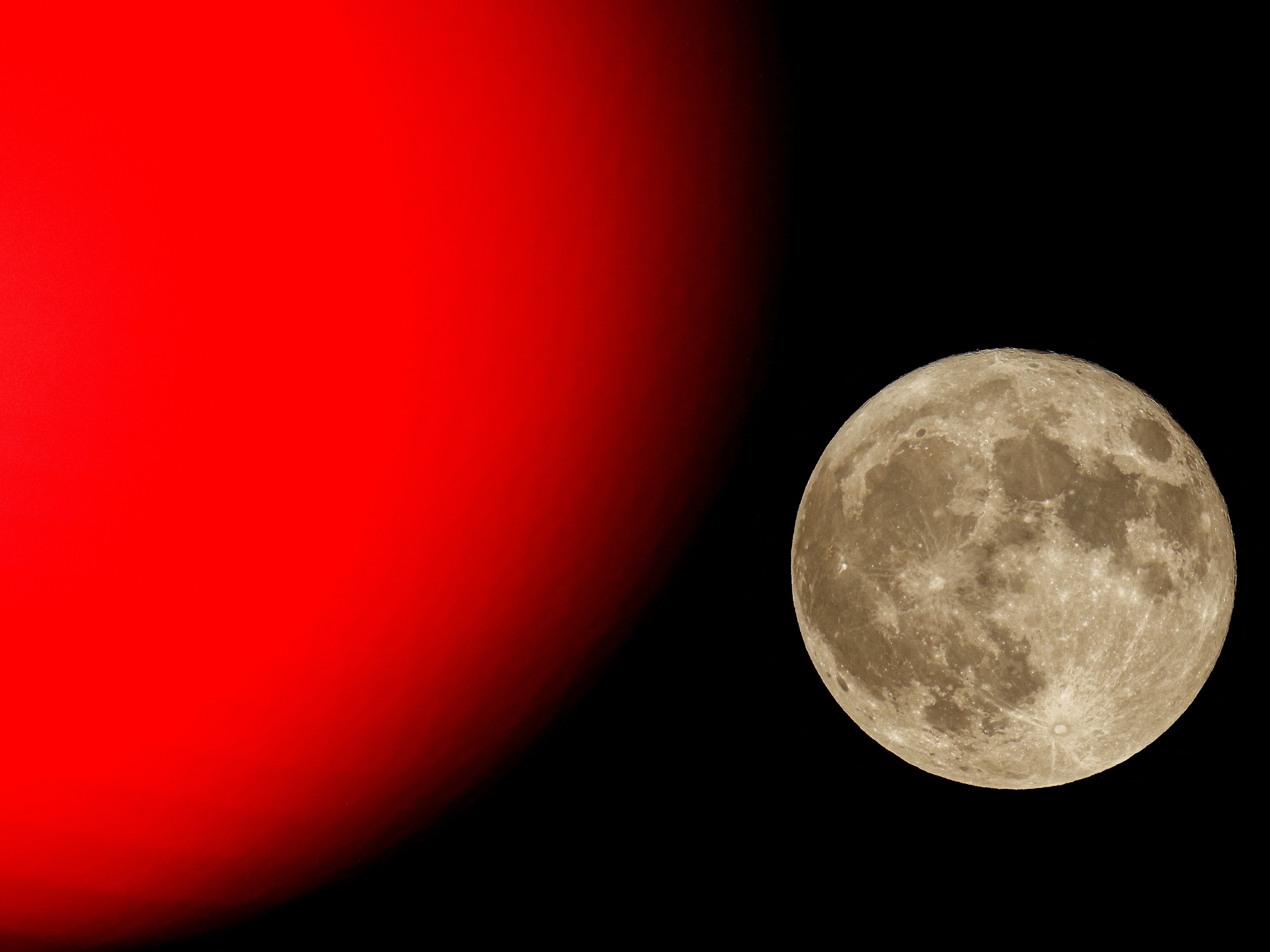 Primeira superlua de agosto acontece nesta terça; veja onde assisti-la