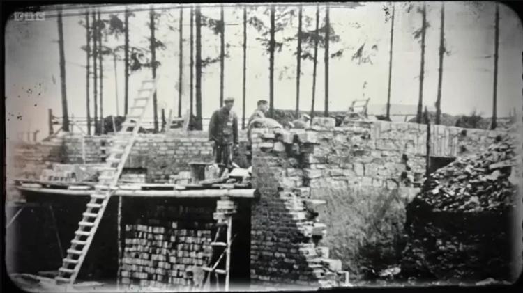 Photographs of prisoners working in the castle are on display in the museum it became - BBC Reel - BBC Reel
