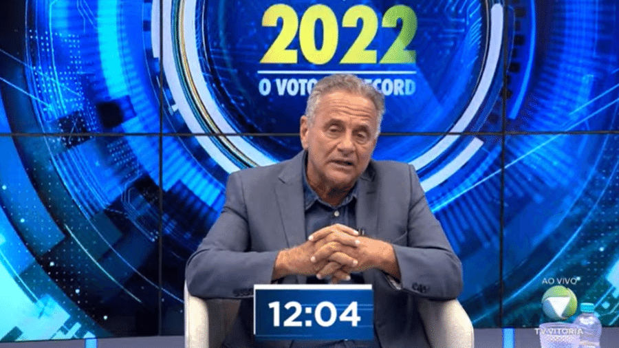 O ex-deputado federal Carlos Manato (PL) é candidato ao governo do Espírito Santo - Reprodução/YouTube/Folha Vitória