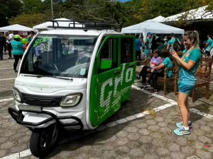 Startup de triciclos elétricos chega a São Paulo para disputar mercado com Uber e 99