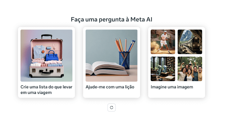 Meta AI pode gerar diferentes tipos de conteúdo