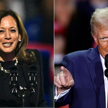 Kamala Harris e Donald Trump