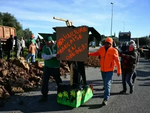 Agricultores franceses protestam contra acordo com Mercosul