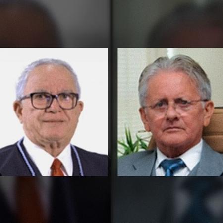 Henrique Machado e Marcus Farias, conselheiros aposentados do TCE-RR e condenados por desvio de dinheiro - Arte/UOL