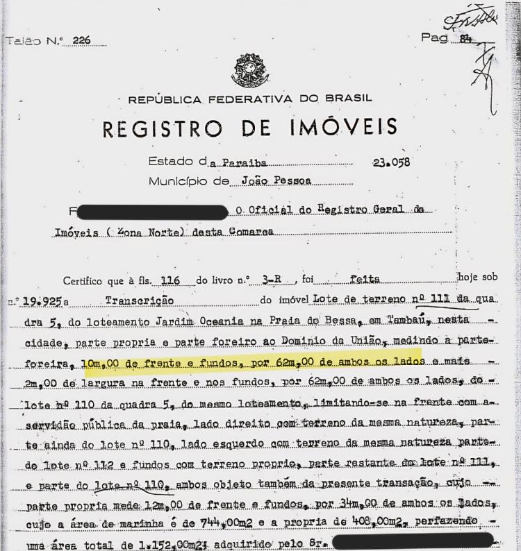 Registro de junho de 1970